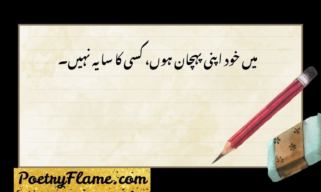 1 Line Attitude Shayari in English